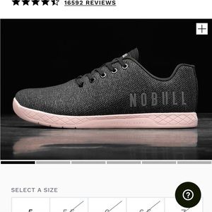 BLACK HEATHER DUSTY ROSE TRAINER (WOMEN'S)